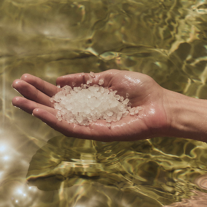 Silent Sea Salt in hand