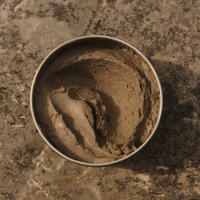 Open pod of SOULT Body Mask 'Eternal Clay'